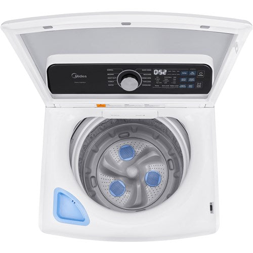 Midea - 4.5 CF Top Load Washer, Impeller, Stainless TubWash Machines - MLTW45M4BWW Midea - 4.5 CF Top Load Washer, Impeller, Stainless TubWash Machines - MLTW45M4BWW