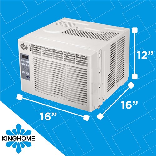 Kinghome - 5,000 BTU Window Air Conditioner with Electronic Controls, Energy Star | KHW05BTE Kinghome - 5,000 BTU Window Air Conditioner with Electronic Controls, Energy Star | KHW05BTE