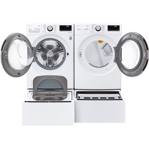 LG - 4.5 CF Front Load Washer (WM4000HWA) & 7.4 CF Gas Dryer (DLGX4001W) - WM4000HWA-G-KIT LG - 4.5 CF Front Load Washer (WM4000HWA) & 7.4 CF Gas Dryer (DLGX4001W) - WM4000HWA-G-KIT