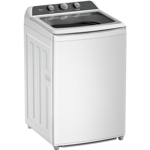 Midea - 4.1 CF Top Load Washer, Agitator, Stainless TubWash Machines - MLTW41A1BWW