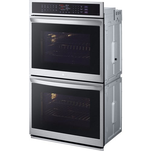 LG - 9.4 CF / 30" Smart Double Wall Oven with True Convection, InstaView - Electric Wall Ovens - WDEP9427F LG - 9.4 CF / 30" Smart Double Wall Oven with True Convection, InstaView - Electric Wall Ovens - WDEP9427F