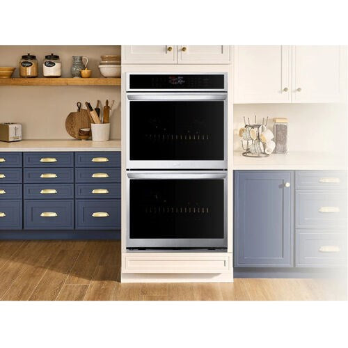 LG - 9.4 CF / 30" Smart Double Wall Oven with Fan Convection, Air Fry - Electric Wall Ovens - WDEP9423D LG - 9.4 CF / 30" Smart Double Wall Oven with Fan Convection, Air Fry - Electric Wall Ovens - WDEP9423D