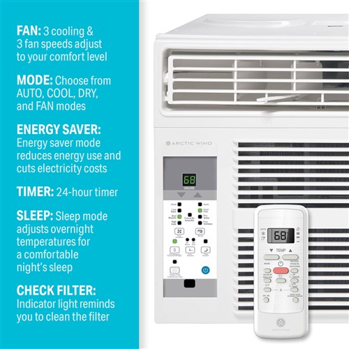Arctic Wind - Arctic Wind 10000 BTU Window Air Conditioner ISTA 6 - 4AW10000A Arctic Wind - Arctic Wind 10000 BTU Window Air Conditioner ISTA 6 - 4AW10000A