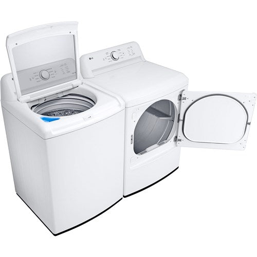 LG - 4.1 CF Top Load Washer (WT6105CW) & 7.3 CF Electric Dryer (DLE6100W) - WT6105CW-E-KIT LG - 4.1 CF Top Load Washer (WT6105CW) & 7.3 CF Electric Dryer (DLE6100W) - WT6105CW-E-KIT