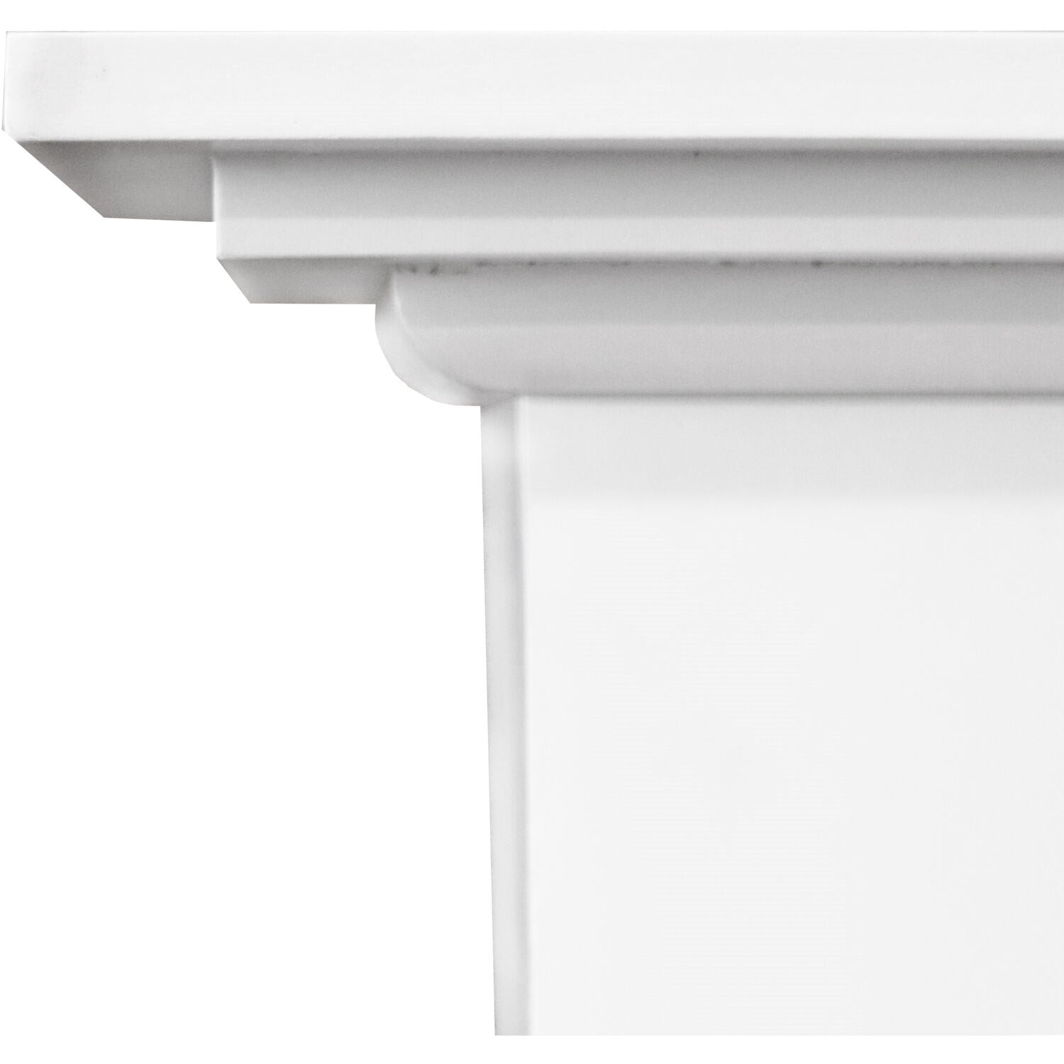 Cambridge - 53.x17.7"x13.4" Sofia Fireplace Mantel with Marble and Crystal Insert - Electric Mantel Fireplaces - CAM5617-1WHTCRS Cambridge - 53.x17.7"x13.4" Sofia Fireplace Mantel with Marble and Crystal Insert - Electric Mantel Fireplaces - CAM5617-1WHTCRS