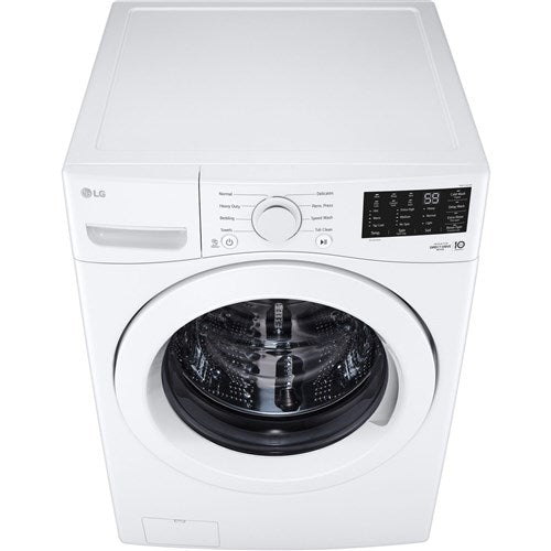 LG - 5.0 CF Ultra Large Capacity Front Load Washer with ColdWash, NFC Tag On - WM3470CW LG - 5.0 CF Ultra Large Capacity Front Load Washer with ColdWash, NFC Tag On - WM3470CW