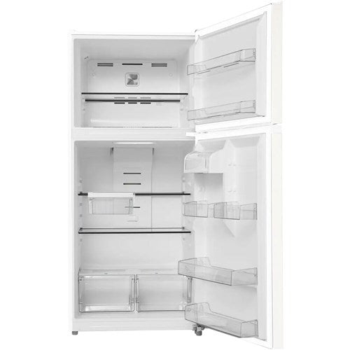 Midea - 21 CF Top Mount Refrigerator, Glass Shelves, Ice Maker Ready, ESTAR - MRT21D3BWW Midea - 21 CF Top Mount Refrigerator, Glass Shelves, Ice Maker Ready, ESTAR - MRT21D3BWW