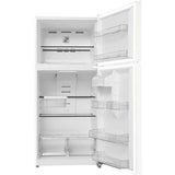 Midea - 21 CF Top Mount Refrigerator, Glass Shelves, Ice Maker Ready, ESTAR - MRT21D3BWW Midea - 21 CF Top Mount Refrigerator, Glass Shelves, Ice Maker Ready, ESTAR - MRT21D3BWW