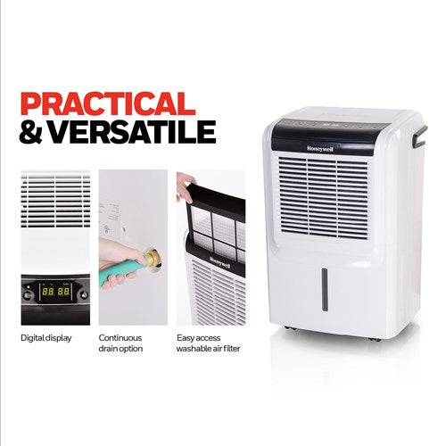 Honeywell - 45 Pint Dehumidifier with Pump - DH45PWKN