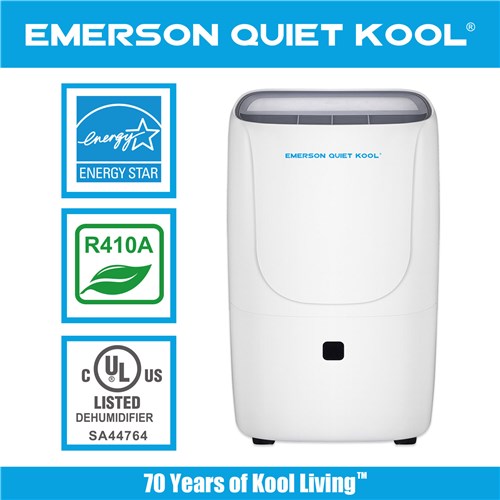 Emerson Quiet - 40 Pint Dehumidifier w/Wifi - EAD40SE1T Emerson Quiet - 40 Pint Dehumidifier w/Wifi - EAD40SE1T