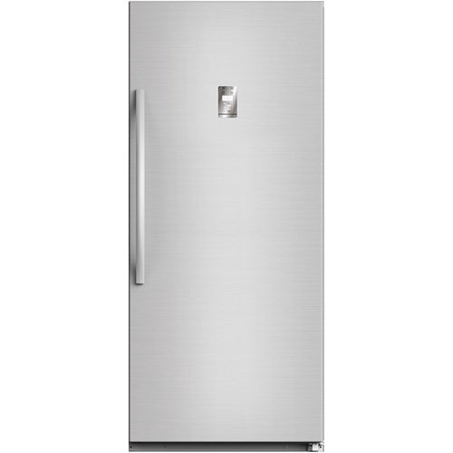 Midea 13 8 Cf Upright Freezer Convertible Stainless Whs 507fwes