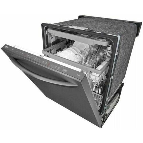 LG - 24" Top Control Dishwasher, 46dB, Smart Wi-Fi, QuadWash Pro, 3rd Rack - LDTH5554D