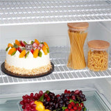 Midea - 18 CF Top Mount Refrigerator, Glass Shelves, Ice Maker Ready, ESTAR - MRT18S3AST Midea - 18 CF Top Mount Refrigerator, Glass Shelves, Ice Maker Ready, ESTAR - MRT18S3AST