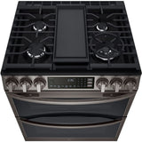LG - 6.9 CF Smart Gas Double Slide-In, ProBake, Convection, InstaView,Air Fry - Gas Slide-In - LTGL6937D LG - 6.9 CF Smart Gas Double Slide-In, ProBake, Convection, InstaView,Air Fry - Gas Slide-In - LTGL6937D