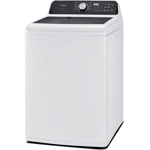 Midea - 4.4 CF Top Load Washer, Agitator, Stainless Tub - MLTW44A4BWW Midea - 4.4 CF Top Load Washer, Agitator, Stainless Tub - MLTW44A4BWW