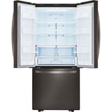 LG - 22 CF French Door Super Capacity: 22 cu. ft. Black Stainless Refrigerators - LFCS22520D LG - 22 CF French Door Super Capacity: 22 cu. ft. Black Stainless Refrigerators - LFCS22520D