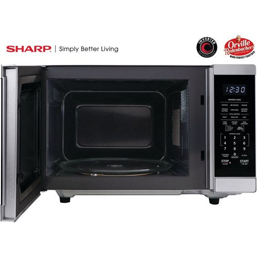 Sharp - 1.4 CF Countertop Microwave Oven, Orville Redenbacher's CertifiedMicrowaves - SMC1464HS Sharp - 1.4 CF Countertop Microwave Oven, Orville Redenbacher's CertifiedMicrowaves - SMC1464HS