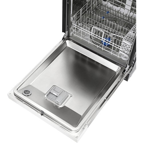Midea - 24" Front Control Dishwasher, 52 dBA, Hybrid Tub - MDF24P1BWW Midea - 24" Front Control Dishwasher, 52 dBA, Hybrid Tub - MDF24P1BWW