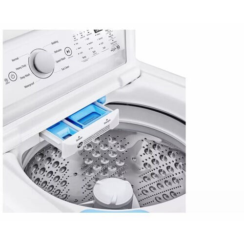 LG - 4.8 Top Load Washer (WT7155CW) & 7.3 CF Electric Dryer (DLE7150W) - WT7155CW-E-KIT LG - 4.8 Top Load Washer (WT7155CW) & 7.3 CF Electric Dryer (DLE7150W) - WT7155CW-E-KIT