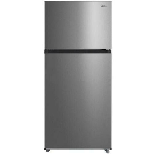 Midea - 18 CF Top Mount Refrigerator, Glass Shelves, Ice Maker Ready, ESTARRefrigerators - MRT18S3AST