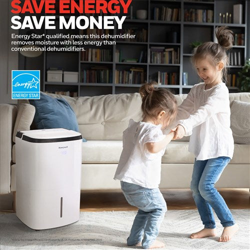 Honeywell - 50 Pint Dehumidifier with pump, E-Star - TP70PWKN Honeywell - 50 Pint Dehumidifier with pump, E-Star - TP70PWKN
