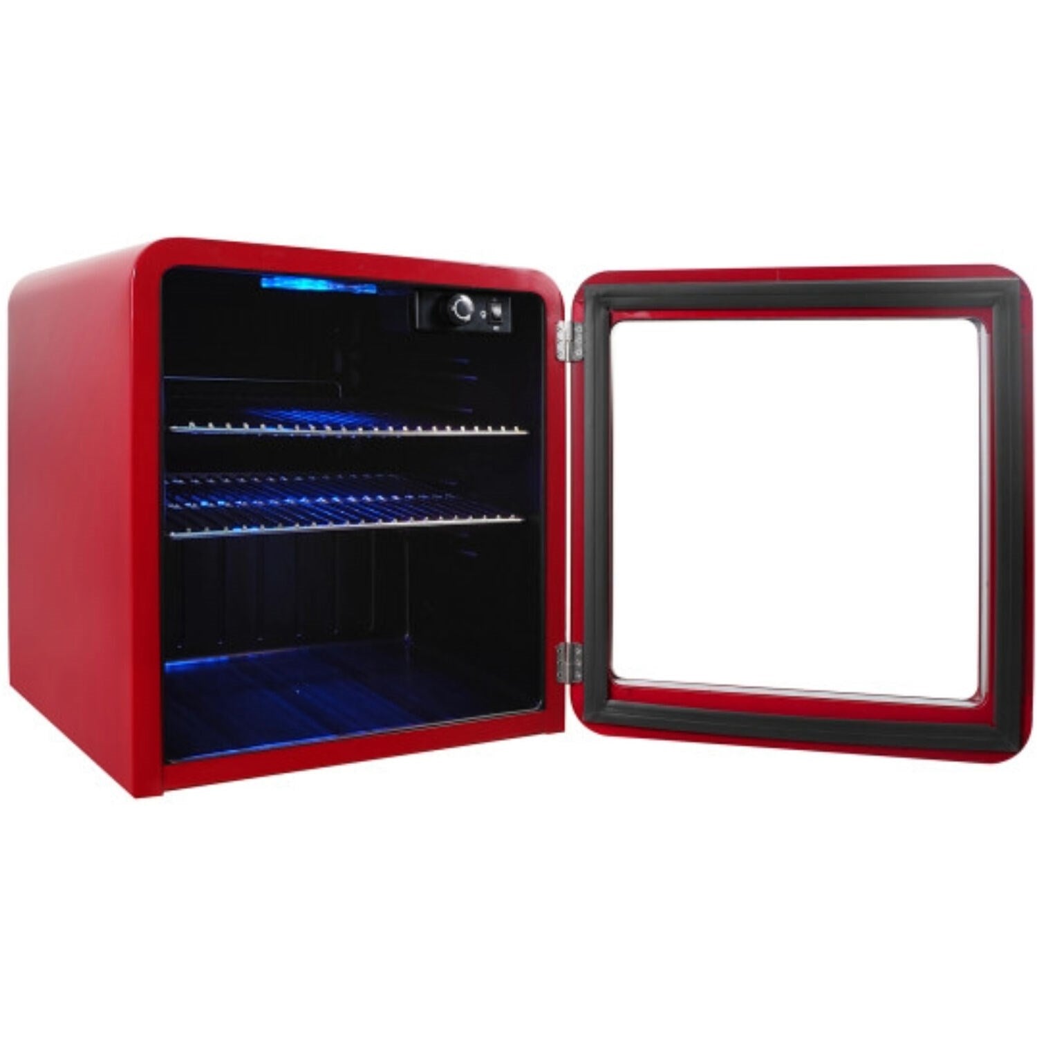 Magic Chef - 1.7 Cu Ft Beverge Cooler Retro - Beverage Center - MCBC17CHR Magic Chef - 1.7 Cu Ft Beverge Cooler Retro - Beverage Center - MCBC17CHR