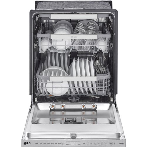 LG - 24" Top Control Dishwasher, 44dB, Smart WiFi, QuadWash Pro, Dynamic Dry - LDPS6762S LG - 24" Top Control Dishwasher, 44dB, Smart WiFi, QuadWash Pro, Dynamic Dry - LDPS6762S