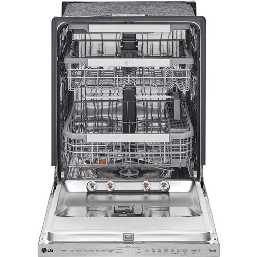 LG - 24" Top Control Dishwasher, 44dB, Smart WiFi, QuadWash Pro, Dynamic Dry - LDPS6762S