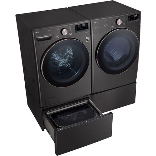 LG - 4.5 CF Front Load Washer (WM4000HBA) & 7.4 CF Electric Dryer (DLEX4000B) - WM4000HBA-E-KIT