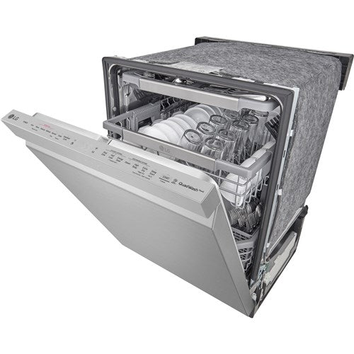 LG - 24" Top Ctrl Dishwasher, 44 dBA, 3rd Rack, TrueSteam, ThinQ - LDP6810SS LG - 24" Top Ctrl Dishwasher, 44 dBA, 3rd Rack, TrueSteam, ThinQ - LDP6810SS