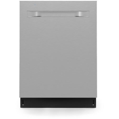 Midea - 24" Top Ctrl Dishwasher, 45 dBA, 3rd Rack, Wi-Fi - Stainless - MDT24P5AST