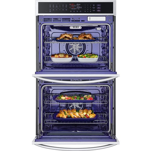 LG - 9.4 CF / 30" Smart Double Wall Oven with True Convection, InstaView - Electric Wall Ovens - WDEP9427F LG - 9.4 CF / 30" Smart Double Wall Oven with True Convection, InstaView - Electric Wall Ovens - WDEP9427F