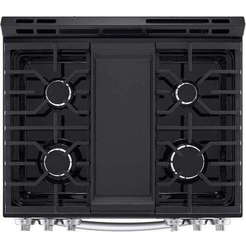 LG - 5.8 CF Gas Single Oven Slide-In Range, Air Fry, Fan Convection, ThinQ - LSGL5833F LG - 5.8 CF Gas Single Oven Slide-In Range, Air Fry, Fan Convection, ThinQ - LSGL5833F