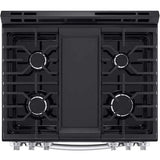LG - 5.8 CF Gas Single Oven Slide-In Range, Air Fry, Fan Convection, ThinQ - LSGL5833F LG - 5.8 CF Gas Single Oven Slide-In Range, Air Fry, Fan Convection, ThinQ - LSGL5833F