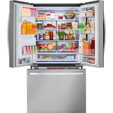 LG - 26 CF 3 Door French Door, InstaView Edge to Edge Only, Ice & Water Dispenser Refrigerators - LRFOC2606S LG - 26 CF 3 Door French Door, InstaView Edge to Edge Only, Ice & Water Dispenser Refrigerators - LRFOC2606S