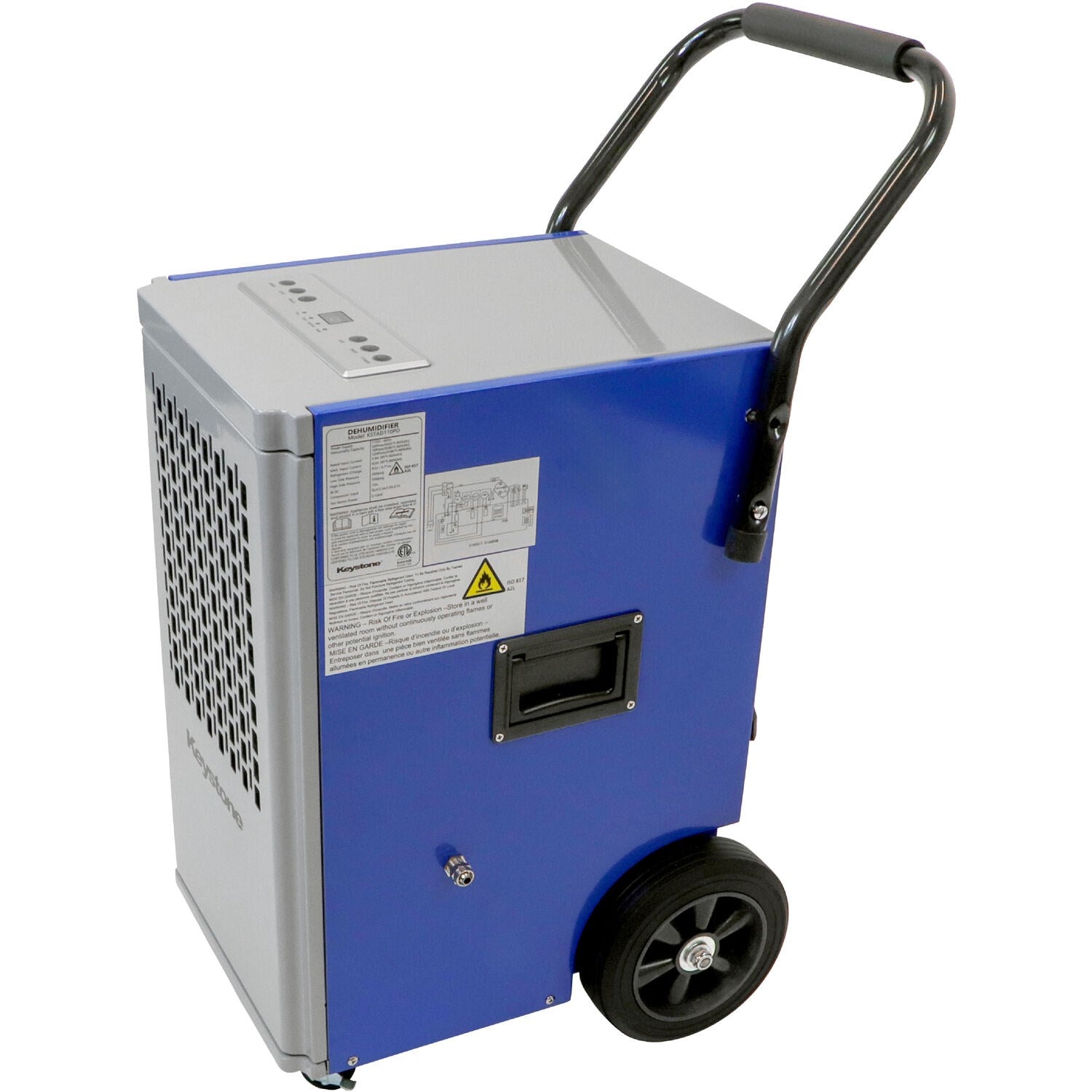 Keystone - 110 Pint Commercial Dehumidifier w/ Pump, 115V, R32 - KSTAD110PD Keystone - 110 Pint Commercial Dehumidifier w/ Pump, 115V, R32 - KSTAD110PD