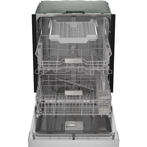 Sharp - 24" Dishwasher, 49 dBA, 3rd Rack - SDW6506JS Sharp - 24" Dishwasher, 49 dBA, 3rd Rack - SDW6506JS