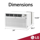 LG - 11, 200 BTU Thru-the-Wall Air Conditioner with Heat, 230V | LT1233HNR LG - 11, 200 BTU Thru-the-Wall Air Conditioner with Heat, 230V | LT1233HNR