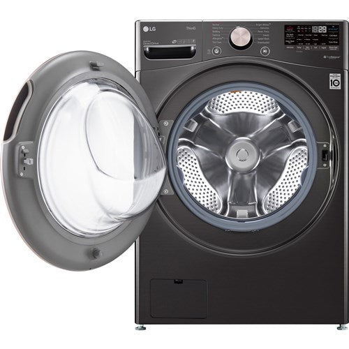 LG - 4.5 CF Front Load Washer (WM4000HBA) & 7.4 CF Electric Dryer (DLEX4000B) - WM4000HBA-E-KIT LG - 4.5 CF Front Load Washer (WM4000HBA) & 7.4 CF Electric Dryer (DLEX4000B) - WM4000HBA-E-KIT