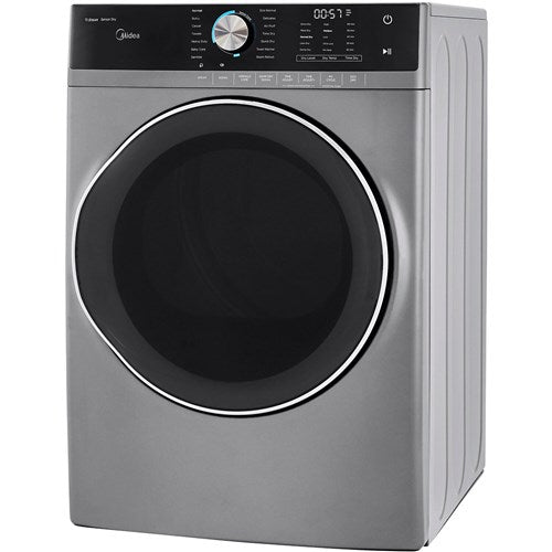 Midea - 8.0 CF Gas Dryer, SteamDryers - MLG52S7AGS Midea - 8.0 CF Gas Dryer, SteamDryers - MLG52S7AGS