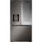 LG - 26 CF Counter Depth 3 Door French Door, Mirror InstaView DIDRefrigerators - LRYKC2606D