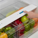 Midea - 21 CF Top Mount Refrigerator, Glass Shelves, Ice Maker Ready, ESTAR - MRT21D3BWW Midea - 21 CF Top Mount Refrigerator, Glass Shelves, Ice Maker Ready, ESTAR - MRT21D3BWW