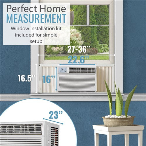 Keystone - 8, 000 BTU Heat and Cool Window Air Conditioner, R32 | KSTHW08B Keystone - 8, 000 BTU Heat and Cool Window Air Conditioner, R32 | KSTHW08B