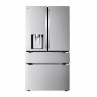 LG - 25 CF Counter Depth Max French Door with Dual Handle, Convertible Drawer - LF25G8330S