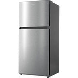 Midea - 21 CF Top Mount Refrigerator, Glass Shelves, Ice Maker Ready, ESTAR - MRT21D3BST Midea - 21 CF Top Mount Refrigerator, Glass Shelves, Ice Maker Ready, ESTAR - MRT21D3BST
