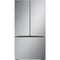 LG - 27 CF Standard Depth Max 3 Door Refrigerator,Pocket Handle,InternalWater - LRFLC2716S