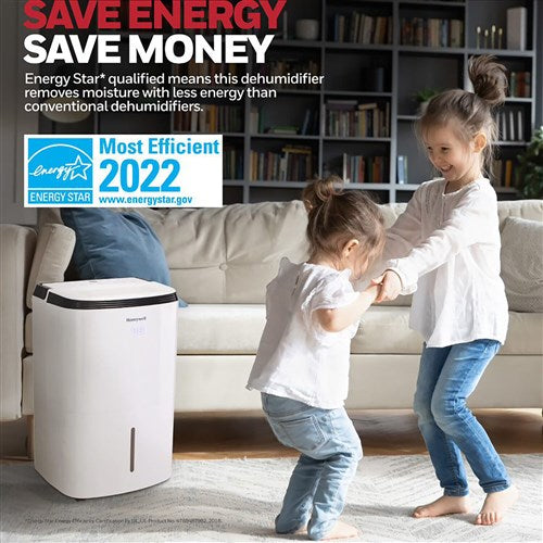 Honeywell - 50 Pint Dehumidifier (70 Pint 2012 DOE Standard), E-Star - TP70WKN Honeywell - 50 Pint Dehumidifier (70 Pint 2012 DOE Standard), E-Star - TP70WKN