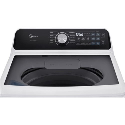 Midea - 4.4 CF Top Load Washer, Agitator, Stainless Tub - MLTW44A4BWW Midea - 4.4 CF Top Load Washer, Agitator, Stainless Tub - MLTW44A4BWW