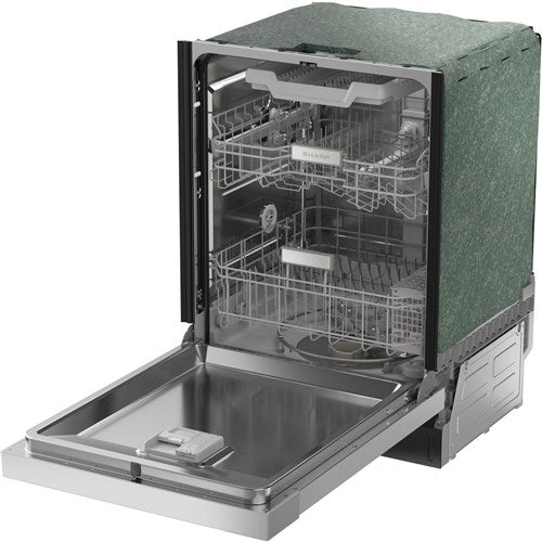 Sharp - 24" Dishwasher, 49 dBA, 3rd Rack - SDW6506JS Sharp - 24" Dishwasher, 49 dBA, 3rd Rack - SDW6506JS