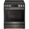 LG - 6.3 CF Electric Single Oven Slide-In Range, Instaview, Air Fry, ESTAR - LSEL6335DE